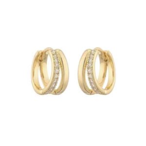 Twin Star Sparkle Stud Earrings
